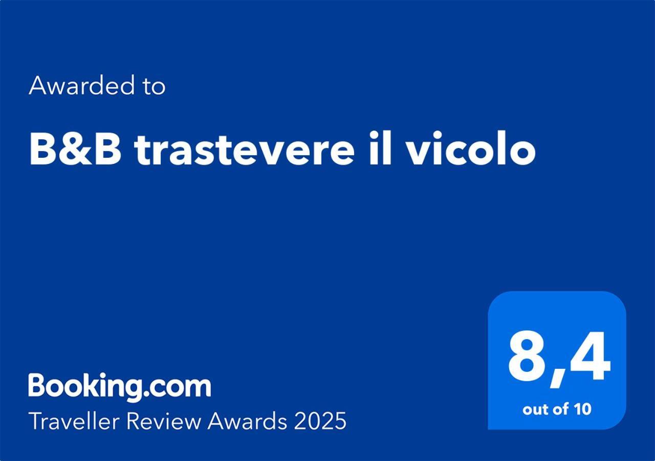 B&B Trastevere Il Vicolo Roma Dış mekan fotoğraf